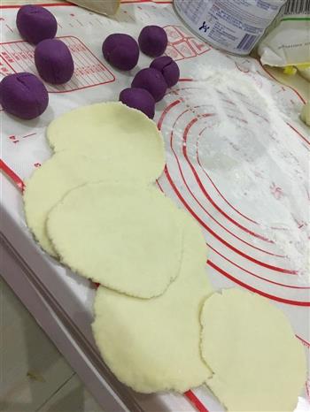 奶香紫薯馒头的做法步骤2