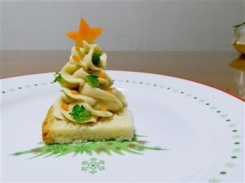 花生奶酪薯泥圣诞树的做法图解6