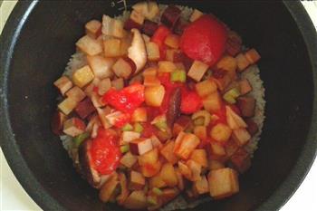 鸡蛋干番茄焖饭的做法步骤9