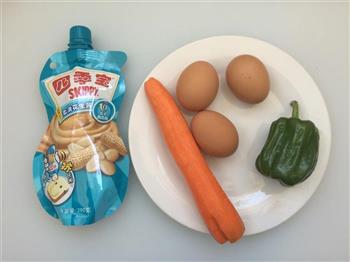 四季宝鲜蔬鸡蛋饼的做法步骤1