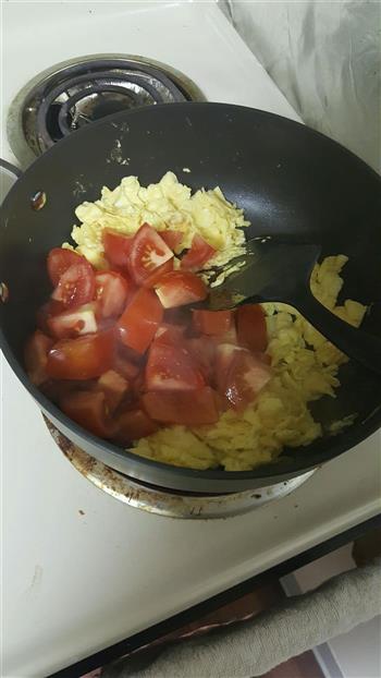番茄金针菇炒鸡蛋的做法步骤7