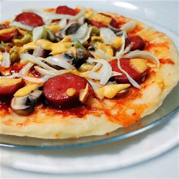超简单美味微波炉披萨的做法步骤7