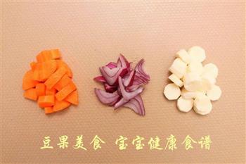 香菇胡萝卜鸡肉丸子  宝宝健康食谱的做法图解2