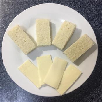 奶酪花生酱馒头冰棍的做法图解2