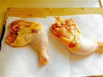 烤箱版盐焗鸡全腿的做法图解1