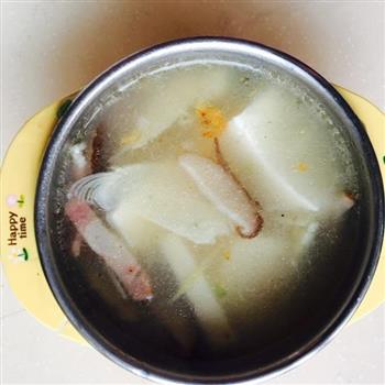 香菇冬笋豆腐汤的做法步骤7