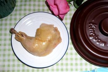 砂锅版盐焗鸡的做法步骤12