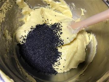 黑芝麻椰蓉酥粒磅蛋糕的做法图解4