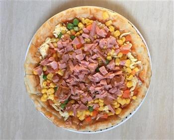 火腿披萨的做法图解1