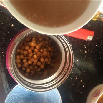 豌豆排骨汤饭的做法步骤4