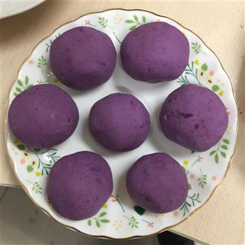 椰蓉紫薯糯米糍的做法步骤5