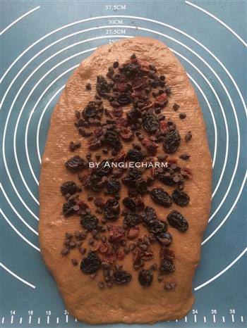 天然酵种巧克力面包的做法步骤4