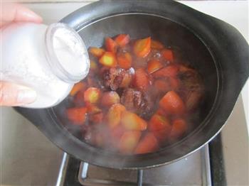 胡萝卜烧肉的做法步骤9