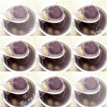 紫薯丸子糖水的做法图解3