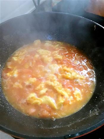 鸡蛋西红柿面的做法步骤6