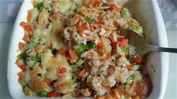 黎麦海鸭蛋焗饭的做法图解11