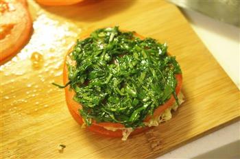 蟹肉番茄千层派的做法步骤15