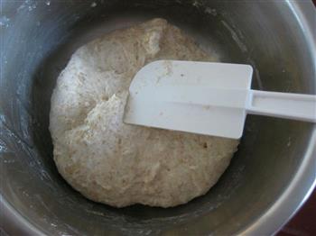免揉全麦燕麦面包的做法步骤4