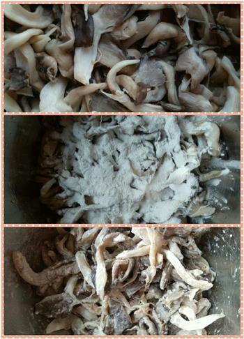 炸鲜蘑的做法步骤4