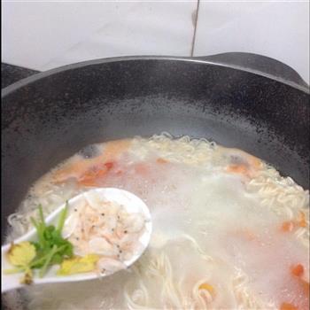 番汁虾米清汤面的做法步骤8