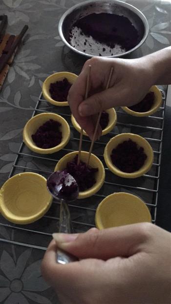 芝士紫薯蛋挞的做法步骤1