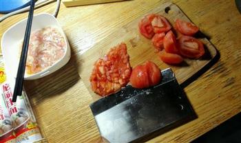 宿舍电饭锅版茄汁面的做法步骤1