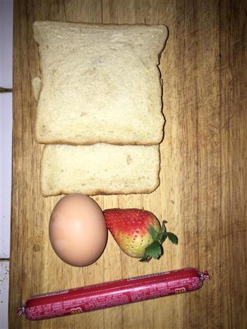鸡蛋火腿早餐三明治的做法步骤1