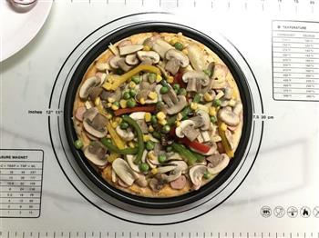 松软蘑菇披萨的做法图解12