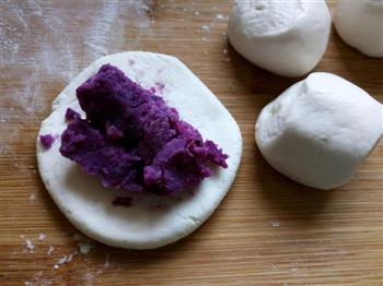 紫薯糯米饼的做法步骤7