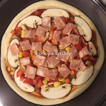 懒人简易家庭版超级美味pizza的做法步骤2