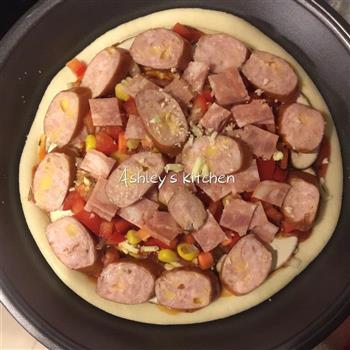 懒人简易家庭版超级美味pizza的做法步骤3