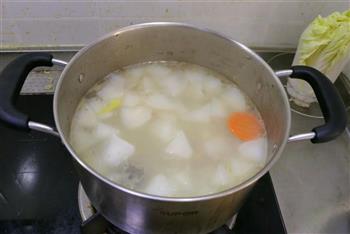 山药白萝卜排骨汤的做法步骤5