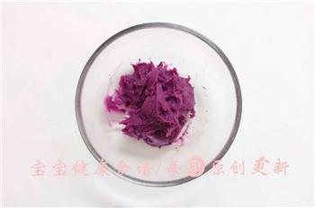 紫薯蛋卷  宝宝健康食谱的做法步骤3