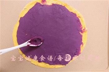 紫薯蛋卷  宝宝健康食谱的做法步骤8