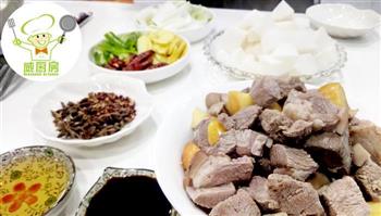 冬季暖身美食，羊肉炖萝卜这样做才能没骚味-威厨艺的做法步骤3