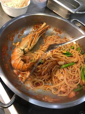 纳波利龙虾海鲜意大利面的做法图解19