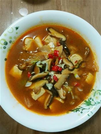 韩式辣白菜豆腐汤的做法步骤6