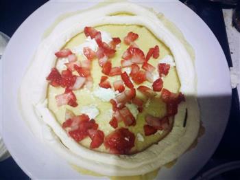 草莓千层蛋糕三能蛋卷模具制作 免烤蛋糕的做法步骤14