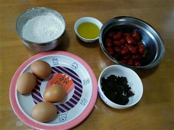 红糖枣糕的做法步骤1