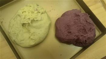 紫薯粉红薯馒头的做法图解4