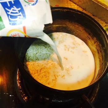 早餐-牛奶麦片地瓜粥的做法步骤2