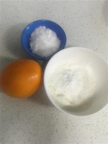 橙香天使蛋糕卷的做法步骤1