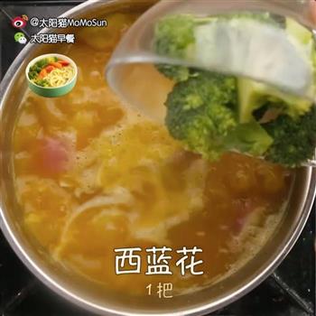 超快蔬菜咖喱乌冬面的做法步骤5