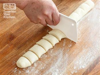 豆沙寿桃包的做法步骤7