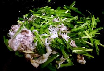 韭菜炒海兔的做法步骤9