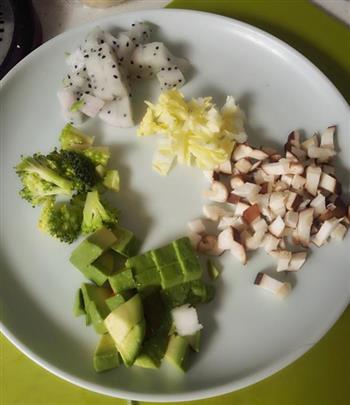 8个月+宝宝辅食-蔬菜水果沙拉的做法步骤2