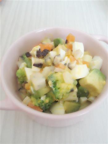 8个月+宝宝辅食-蔬菜水果沙拉的做法步骤5