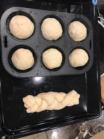 蘑菇云蜜蜜豆面包的做法图解6
