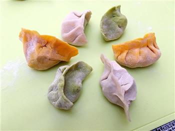 彩色芹菜牛肉mini饺-宝宝的年夜饭的做法图解10
