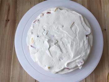 8寸奶油水果蛋糕的做法步骤17
